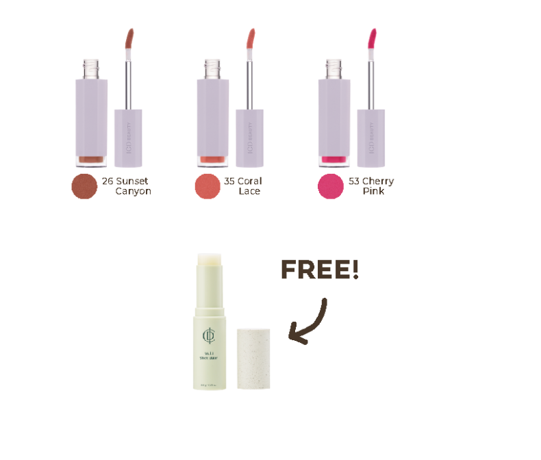 Lip Tint Trio Gift Set + FREE Multi Stick Balm