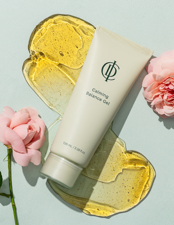 Calming Balance Gel - Damask Rose with Gold Flakes